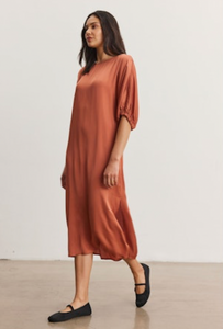 Laurel Long Sleeve Dress in Rustic