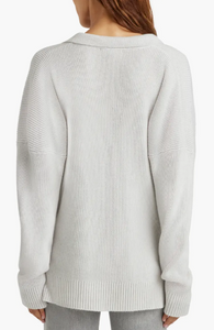 Kristen Polo Sweater in Ice