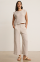 Lola Pull on Pant in Cobble