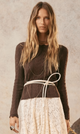 Lou Lou Knit Top Cacao