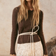 Lou Lou Knit Top Cacao