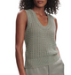 Ferns Open Knit Tank Shadow
