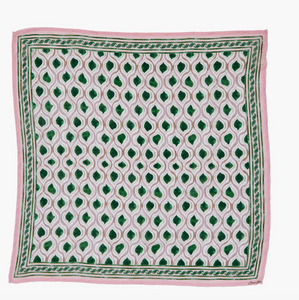 Bandana Green Watercolor Tile