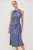 Cairo Dress Twilight Stripe
