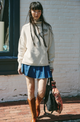 WTF Torres Roll Neck Sweater- Sugar Swizzle