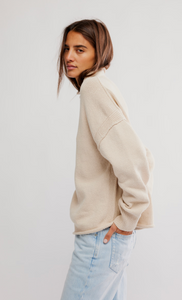 WTF Torres Roll Neck Sweater- Sugar Swizzle