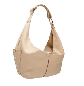 Tom Zip Medium Limestone Silver