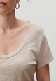 Jacksonville Scoop T Shirt Creme Chine