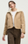 Amara Reversible Sand Sherpa Jacket