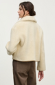 Amara Reversible Sand Sherpa Jacket