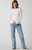 Camino White L/S Crew Top