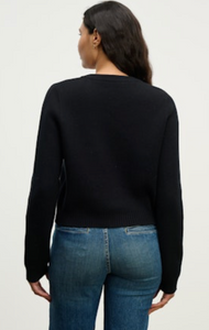 Mahal Black L/S Crew Cardi