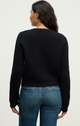 Mahal Black L/S Crew Cardi