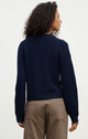 Savannah Navy/Light Grey L/S Crew