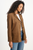 Salie Faux Suede Brown Jacket