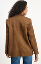 Salie Faux Suede Brown Jacket