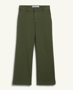 Westport Italian Wide Leg Chino Hunter Green