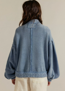 Cute In This Cardi Dusty Blue