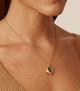 NG-14613 Emerald Pendant Necklace