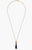NG-15273 Black Agate and Citrine Necklace
