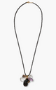 NG-15423 Black Spinel Mix Necklace