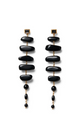 EG-5889 Black Obsidian Earrings