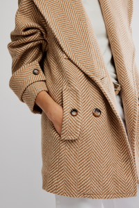 Ari Wool Peacoat Tan