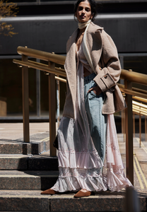 Ari Wool Peacoat Tan
