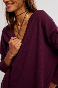 LATTE BLUES THERMAL SOLID / CHOCOLATE GRAPE