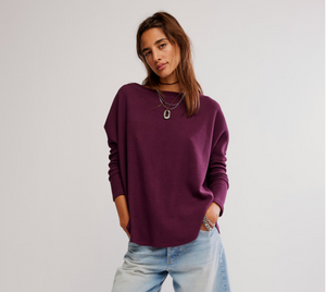 LATTE BLUES THERMAL SOLID / CHOCOLATE GRAPE