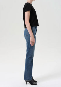 90's Pinch Waist Long in Overcast (Comfort Stretch)