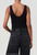 Tora Tank Bodysuit Black