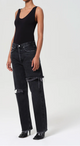 Tora Tank Bodysuit Black