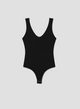 Tora Tank Bodysuit Black