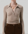 Shaea Polo in Chiltern Oatmeal