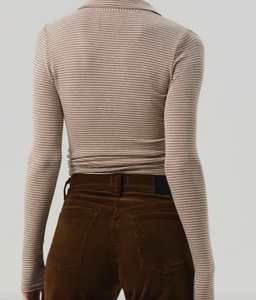 Shaea Polo in Chiltern Oatmeal