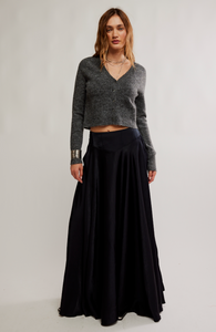 School Girl Cardi Charcoal Heather