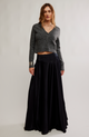 School Girl Cardi Charcoal Heather
