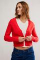 School Girl Cardi Cherry Pop