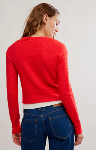 School Girl Cardi Cherry Pop