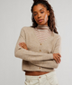 School Girl Cardi Feather Grey Melange