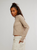School Girl Cardi Feather Grey Melange