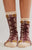 Nearly Nordic Socks Burgundy
