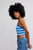 All Clear Striped Cami Light Cobalt