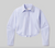 Ana Cropped Shirt Blue