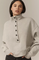 Mirelle Funnel Neck Heather Grey