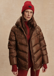 Madelina Lightweight Down Jacket Cocoa Dust