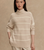 Hamish Stitch Knit Sweater Silver Birch