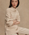 Hamish Stitch Knit Sweater Silver Birch