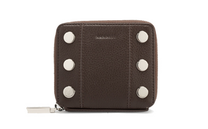 5 North Wallet Espresso Pebble Silver